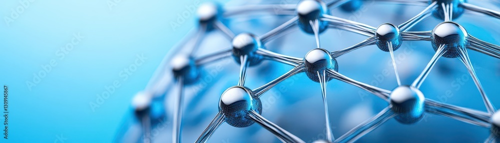 Leinwandbilder a dynamic visual representation of a global business structure