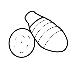 vegetable plant nature food healthy taro