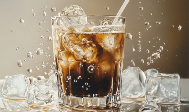 Iced Coffee with Milk and Ice
