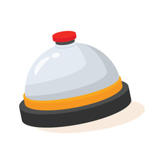 Get this amazing icon of service bell in modern design style