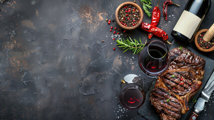 grilled ribeye steak