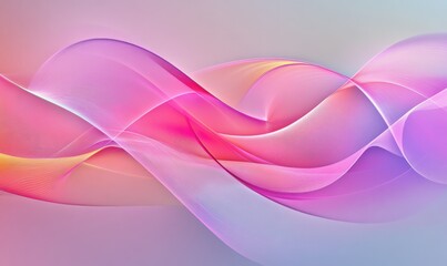 Abstract colorful digital wave pattern flowing dynamically with glowing pink and purple hues, creating a futuristic and energetic composition, .