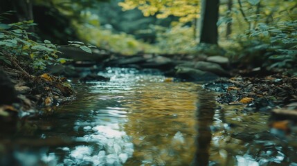 Blurry motion in a nature background