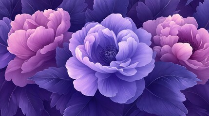 A seamless purple backdrop featured in digital artwork