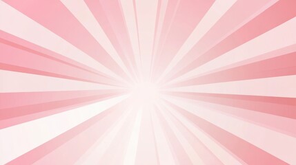 Pink white sunburst radiating from frame center, generating dynamic visual energy with sweeping radial gradient, complementing graphic design and digital backgrounds