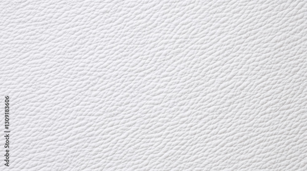 Poster pristine white leather background displaying intricate surface patterns, offering seamless textural 