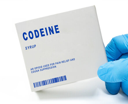 Codeine An opioid used for pain relief and cough suppression.
