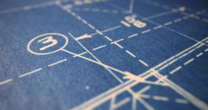 A detailed blueprint illustrating a perfect square shape with all essential measurements clearly marked