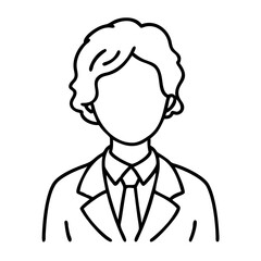 Business Professional Avatar Vector Illustration for Branding and Design