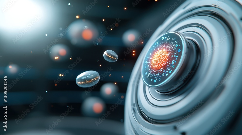 Poster mesmerizing cosmic fractals a visionary of the infinite depths of the universe this captivating digi