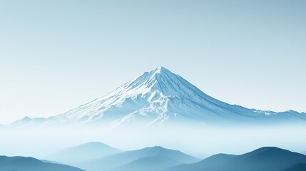 Fototapeta premium 3d mountain landscape. Isolated mountain in the snow. A transparent background is a great way to make your computer more interactive. Three-dimensional mountain scenery lifestyle.