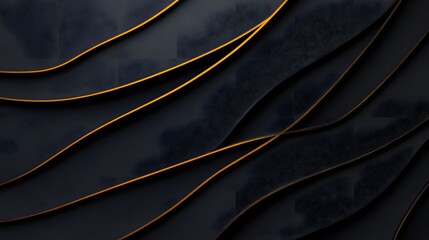 Obraz premium An elegant abstract background with intertwining golden lines, creating a luxurious and modern design for high-end projects