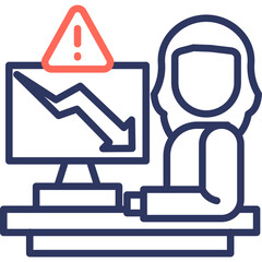 Reduced Error line color icon