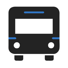 Minimalist Vector Bus for Transportation and Travel Design Projects