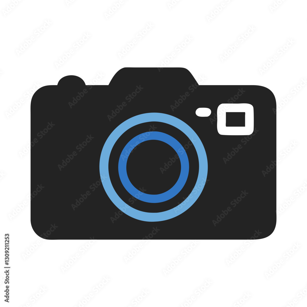 Poster camera vector design for and multimedia projects