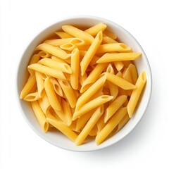 Penne Pasta in White Bowl