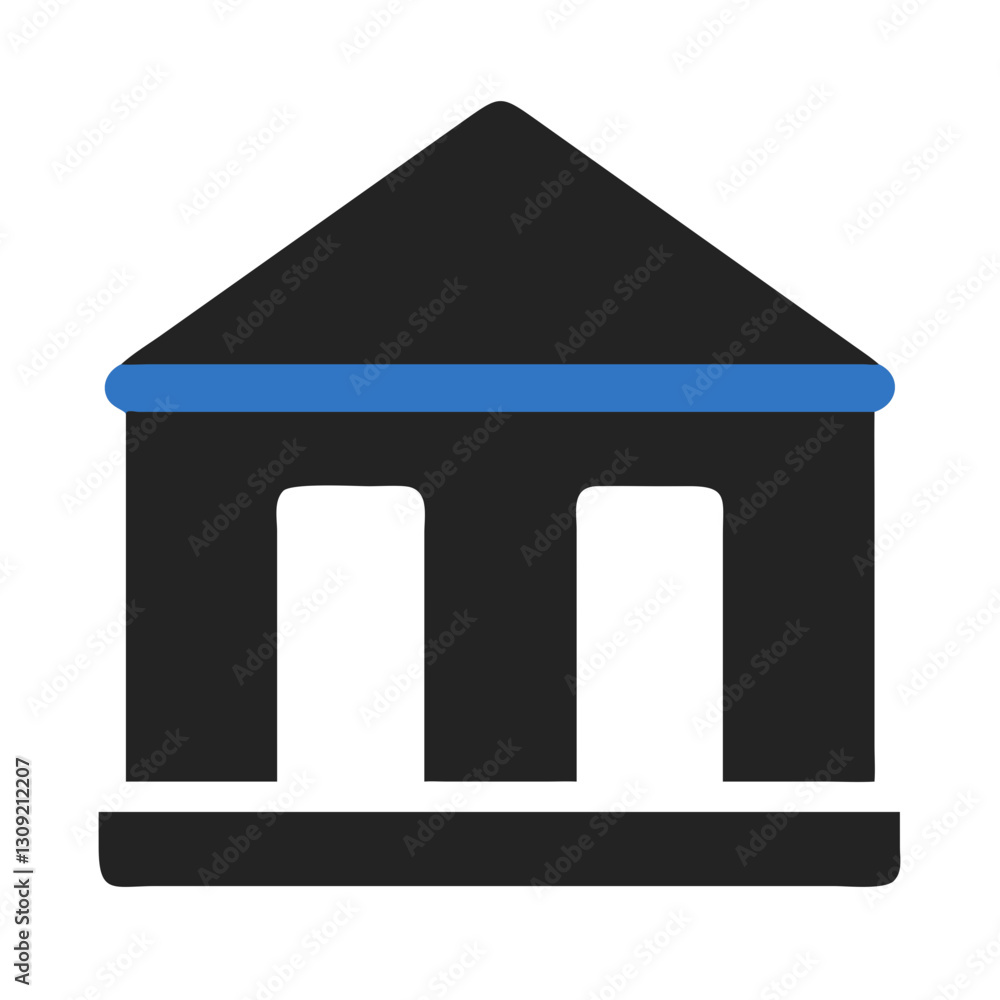 Poster banking institution vector for web and graphic design projects