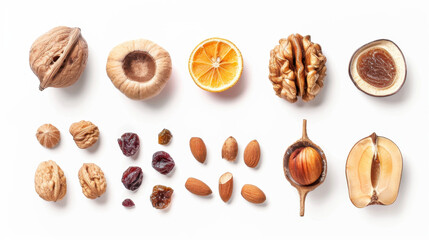 nuts and dried fruits