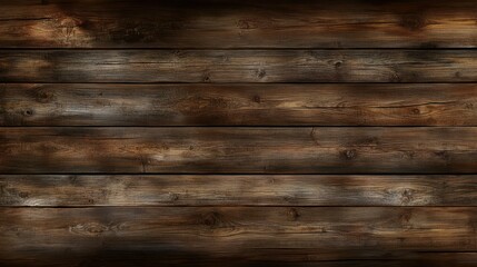 Fototapeta premium Dark wooden texture with rich grain patterns creating a warm, rustic atmosphere ideal for interior design or background use