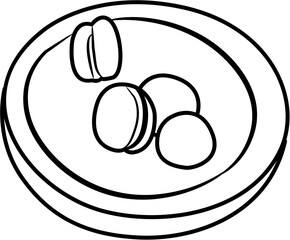 Cozy home coloring page
