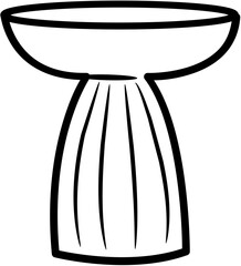 Cozy home coloring page
