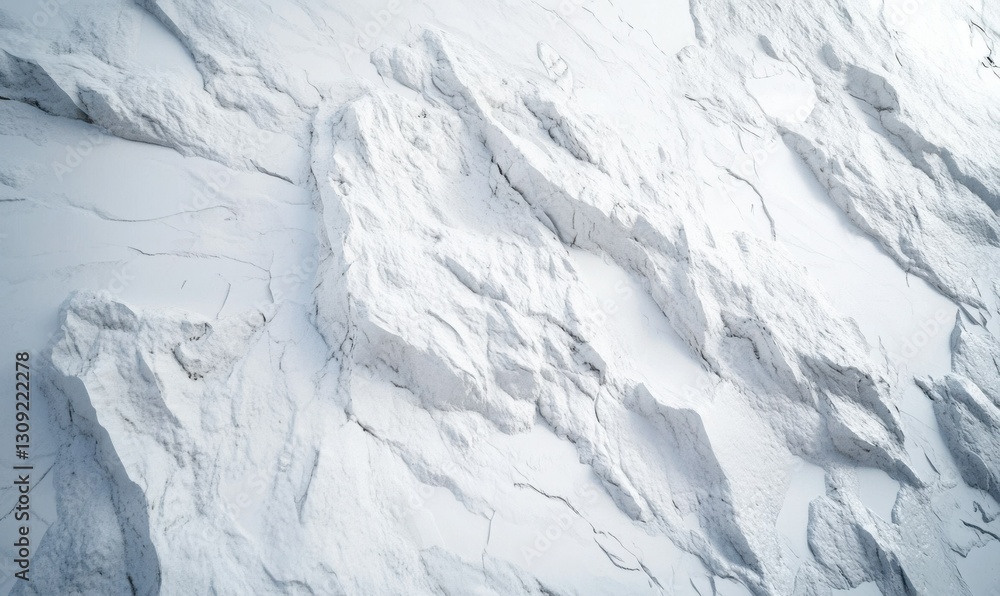 Poster luxurious white marble texture with subtle gray veins, softly illuminated by diffused light creating