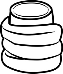 Cozy home coloring page
