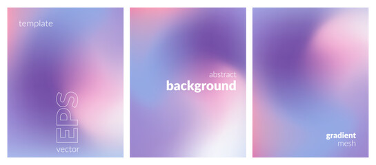 Abstract liquid background layout. Bright color blend. Blurred fluid effect. Gradient mesh. Mockup modern design template for posters, ad banners, brochures, flyers, covers, websites. EPS vector image