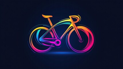 Fototapeta premium Cycling Enthusiast Logo