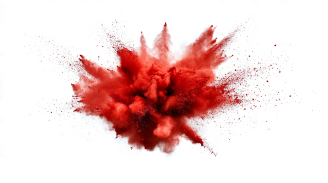 red powder explosion 