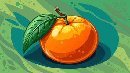 orange isolated on background