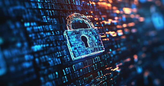 Digital Lock and Binary Code for Data Security