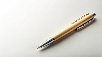 Eco-Friendly Pen: Sustainable Writing Instrument Close-up Macro Shot