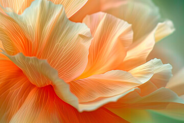 Obraz premium Close-up of a pink poppy flower blooming