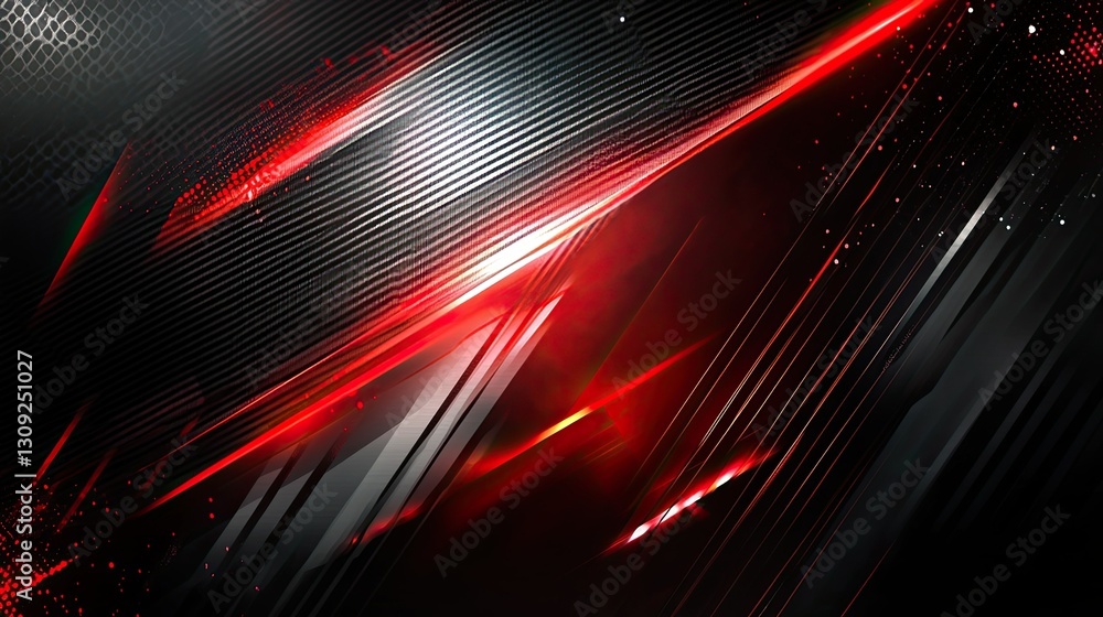 Poster A dynamic and dark futuristic background with smooth diagonal halftone lines creating depth and movement.