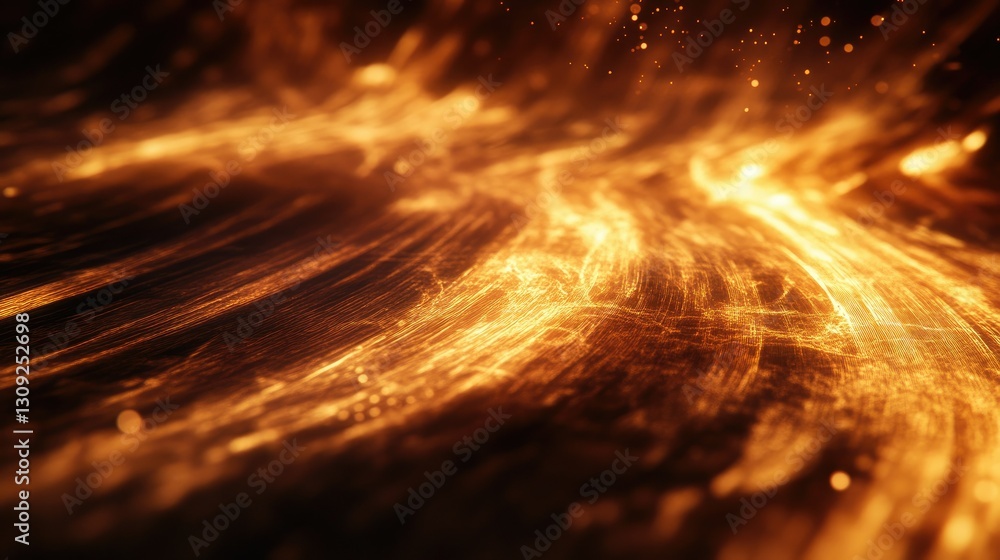 Poster a futuristic high-speed motion blur background with glowing light trails creating a dynamic abstract