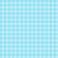 Blue checkered background. Seamless pattern for textile, wrapping paper, postcards or covers. 