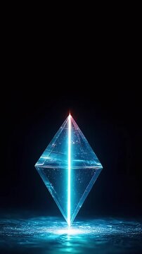 Laser Beam Refracting Through a Prism Analysis of Light Dispersion and Angular Deviation