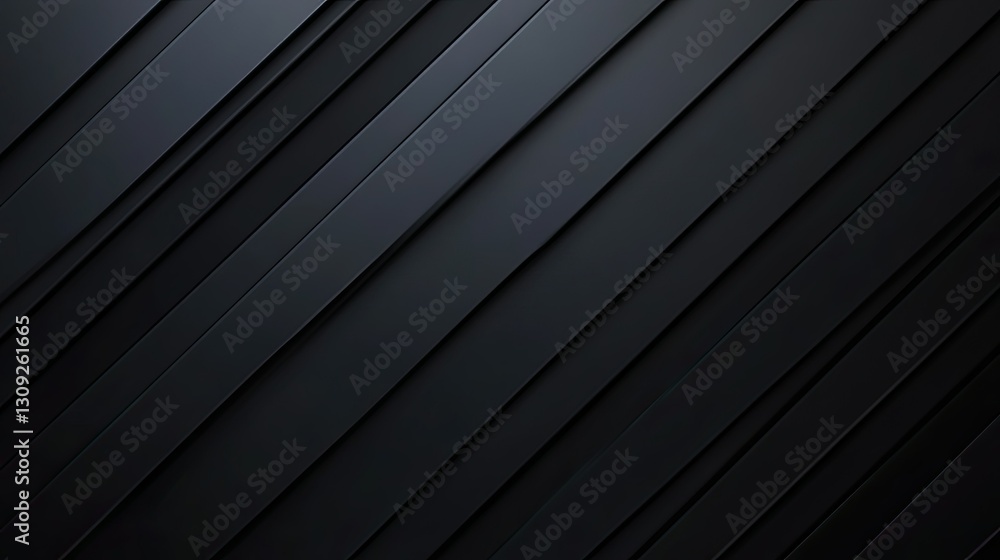Poster a sleek black abstract background with deep diagonal lines and a subtle gradient for a premium, mode