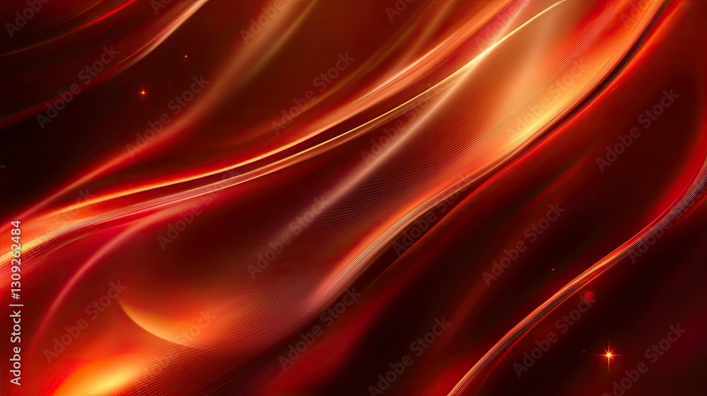 Poster a soft and modern abstract wavy satin fabric background with a rich dark texture and smooth lighting