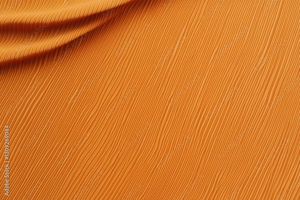 Poster a close-up of textured orange fabric, showcasing its rich color and unique surface patterns.