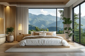 Mountain View Bedroom Design