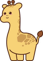 Cute Giraffe Character