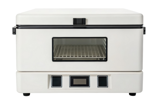 White laboratory oven isolated with transparent background