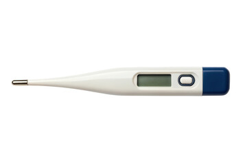 Digital thermometer for body temperature isolated with transparent background
