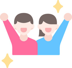 Fototapeta premium Friend icon