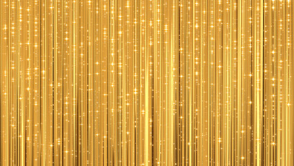 gold metal texture abstract background with shiny glittering stars ,luxury golden glowing dust on brushed metal design element