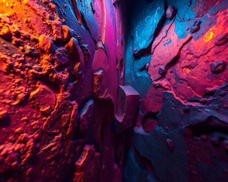 Fototapeta Neon Abyss