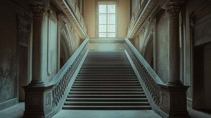 Mysterious staircase leading to an unknown school that exists only in dreams