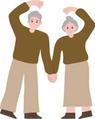 Couple Making Heart Shape